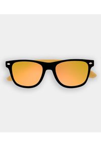 MegaKoszulki - Okulary przeciwsłoneczne z oprawkami złote (gładkie, bez nadruku). Kolor: złoty. Wzór: gładki