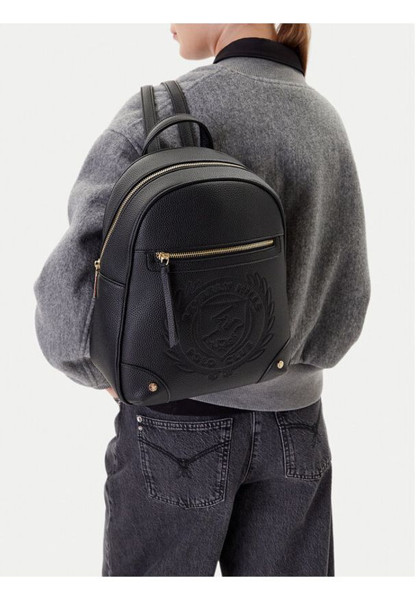 Beverly Hills Polo Club Plecak BHPC-K-031-06 Czarny. Kolor: czarny. Materiał: materiał