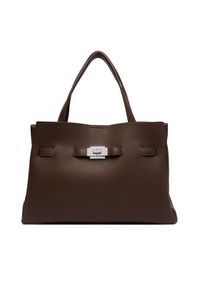 DKNY Torebka R52DAK43 Brązowy. Kolor: brązowy. Materiał: skórzane