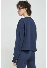 Tommy Jeans bluza damska kolor granatowy z nadrukiem. Kolor: niebieski. Materiał: bawełna, dzianina. Wzór: nadruk #4