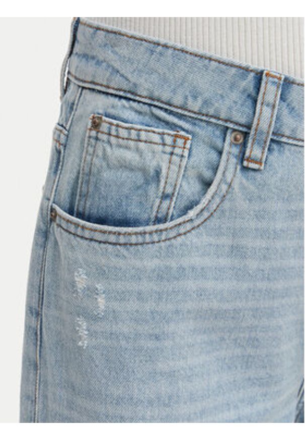 Fracomina Jeansy FP26SV3015D47103 Niebieski Wide Leg. Kolor: niebieski