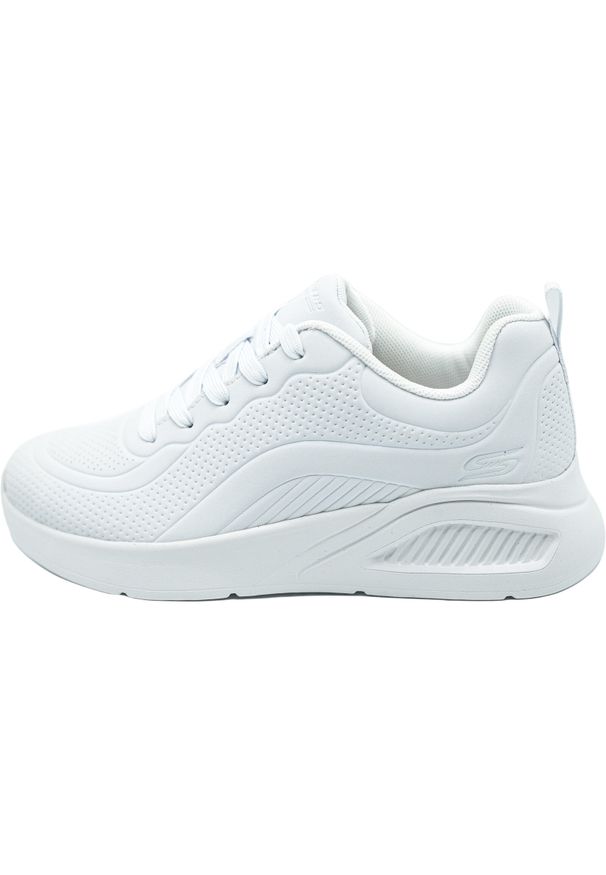 skechers - Buty do chodzenia damskie Skechers Bobs Buno How Sweet. Zapięcie: sznurówki. Kolor: biały. Materiał: guma, syntetyk, tkanina, materiał. Szerokość cholewki: normalna. Model: Skechers Sport. Sport: turystyka piesza