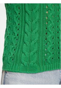United Colors of Benetton - United Colors Of Benetton Top 101TDH01B Zielony Slim Fit. Kolor: zielony. Materiał: bawełna #3