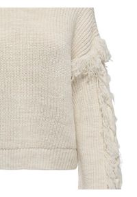 only - ONLY Sweter Molly 15363467 Beżowy Regular Fit. Kolor: beżowy. Materiał: syntetyk #5