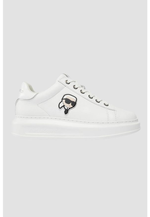 Karl Lagerfeld - KARL LAGERFELD Białe sneakersy Karl Nft Lo Lace, Rozmiar 40. Kolor: biały
