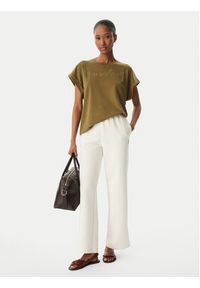 Emporio Armani T-Shirt EW000616 AF20243 U7016 Zielony. Kolor: zielony. Materiał: wiskoza #5