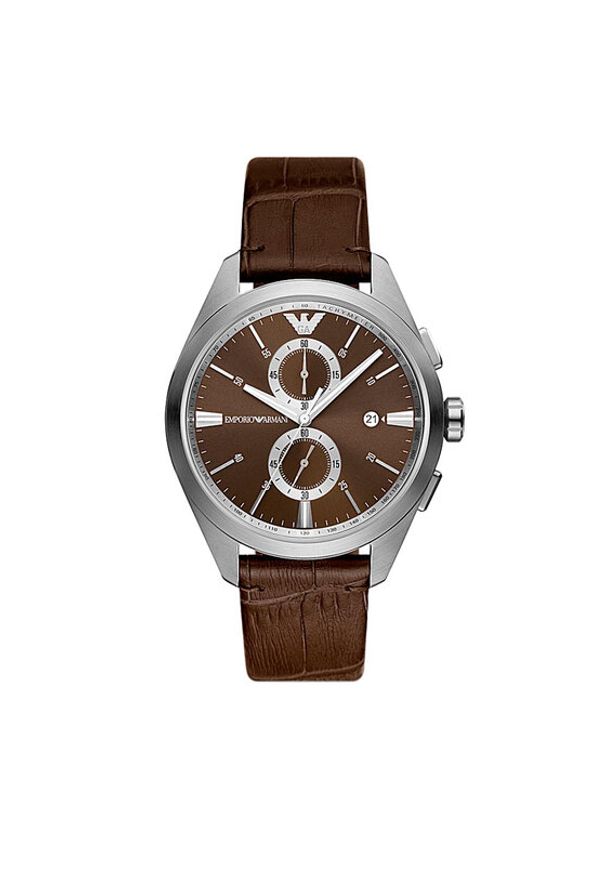 Emporio Armani Zegarek AR11482 Brązowy. Kolor: brązowy
