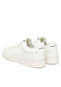 Emporio Armani Sneakersy EM003844 AF20004 U0003 Biały. Kolor: biały. Materiał: skóra #4