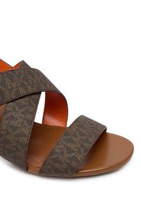 MICHAEL Michael Kors Sandały Vera Flex Mid 40S6VEMS1B Brązowy. Kolor: brązowy. Materiał: skóra #7