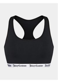 Juicy Couture Biustonosz top JCLBT223517 Czarny. Kolor: czarny. Materiał: bawełna