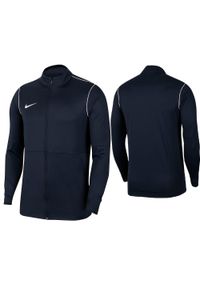 Bluza piłkarska męska Nike Dry Park 20 Dri-Fit rozpinana bez kaptura ze stójką. Typ kołnierza: kołnierzyk stójkowy, bez kaptura. Kolor: czarny. Technologia: Dri-Fit (Nike). Sport: piłka nożna