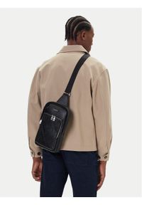 Guess Saszetka HMBOMG P5426 Czarny. Kolor: czarny. Materiał: skóra #1