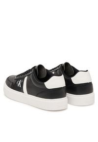 Calvin Klein Sneakersy Classic Cups Lace Lth Emb Tongue HM0HM02237 Czarny. Kolor: czarny. Materiał: skóra #2