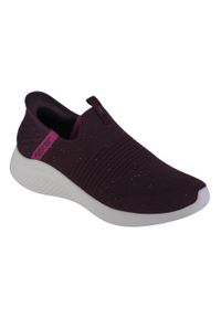 skechers - Buty sportowe Sneakersy damskie, Skechers Ultra Flex 3.0-Shiny Night. Kolor: czerwony, wielokolorowy, brązowy. Sport: turystyka piesza