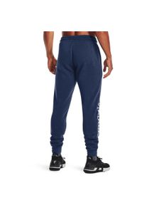 Spodnie męskie Under Armour UA Pjt Rock. Kolor: niebieski. Materiał: bawełna, materiał. Sport: joga i pilates #2