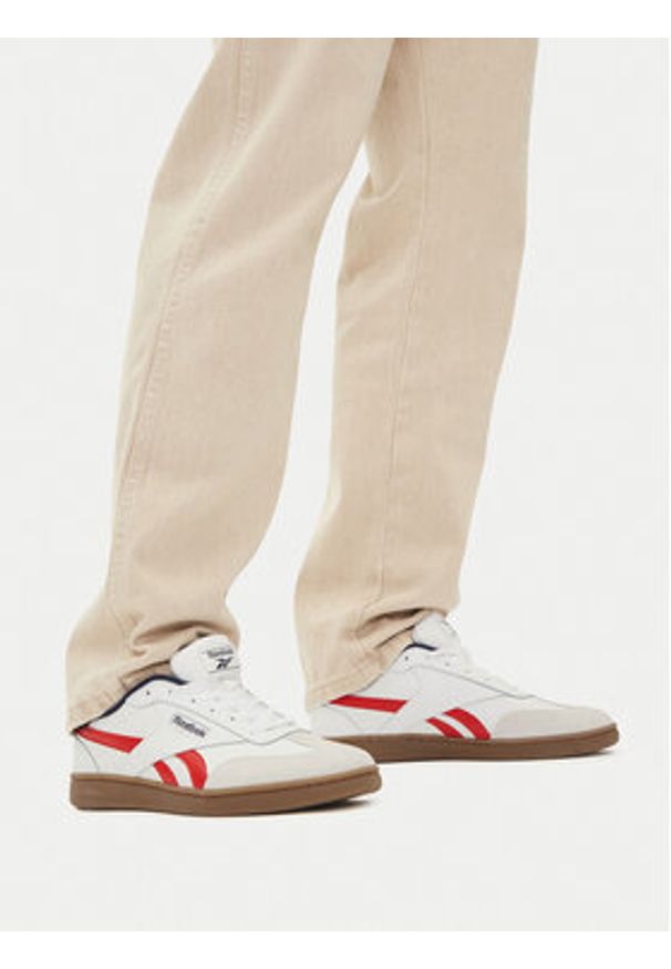 Reebok Sneakersy CEO-FORTE LOUNGER AR30252M-WDR Biały. Kolor: biały. Materiał: skóra