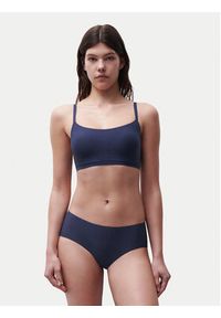 Chantelle Biustonosz top Soft Stretch C16A20 Granatowy. Kolor: niebieski. Materiał: syntetyk