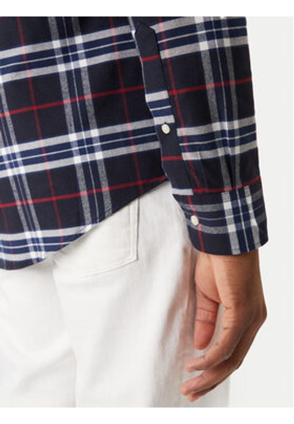 TOMMY HILFIGER - Tommy Hilfiger Koszula MW0MW40894 Granatowy Regular Fit. Kolor: niebieski. Materiał: bawełna