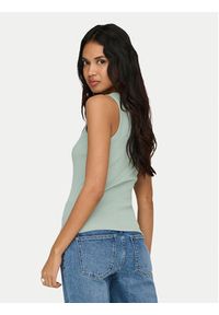 only - ONLY Top Val 2-Way 15371705 Zielony Slim Fit. Kolor: zielony. Materiał: bawełna #2