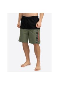 Szorty kąpielowe Lonsdale Regular Fit Hayling. Kolor: zielony, czarny, wielokolorowy #1