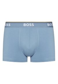 BOSS Komplet 3 par bokserek Trunk 3P Power 50531684 Niebieski. Kolor: niebieski. Materiał: bawełna #5