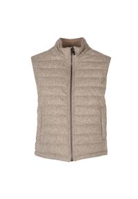 Xagon Bezrękawnik "Down Vest" | A2505 2PMEC02 | Mężczyzna | Beżowy. Okazja: na spacer, na spotkanie biznesowe, na co dzień. Kolor: beżowy. Materiał: poliester, wełna. Długość rękawa: bez rękawów. Długość: długie. Sezon: wiosna, lato, jesień. Styl: elegancki, casual, biznesowy #7