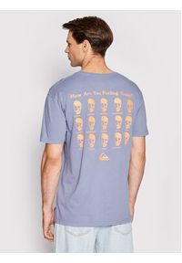 Quiksilver T-Shirt How Are You Feeling EQYZT06687 Niebieski Regular Fit. Kolor: niebieski. Materiał: bawełna #2