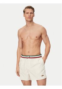 Aeronautica Militare Szorty kąpielowe 261BW0233UCT02967 Biały Regular Fit. Kolor: biały. Materiał: syntetyk #3
