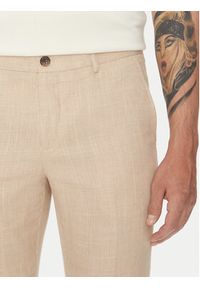Lindbergh Garnitur 30-606060 Beżowy Slim Fit. Kolor: beżowy. Materiał: syntetyk #3