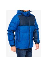 columbia - Kurtka ocieplana męska Columbia Pike Lake II Hooded Jacket. Kolor: niebieski. Sport: turystyka piesza