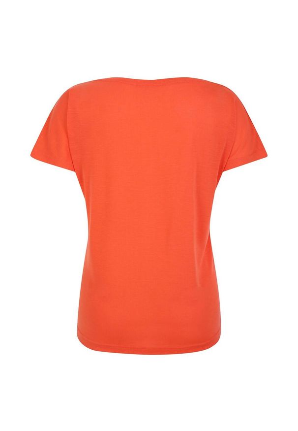 DARE 2B - T-shirt Damski Melanżowy Niska Waga Persisting. Kolor: pomarańczowy. Wzór: melanż
