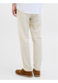 Jack & Jones Chinosy Stace 12248604 Écru Tapered Fit. Kolor: kremowy. Materiał: bawełna #3