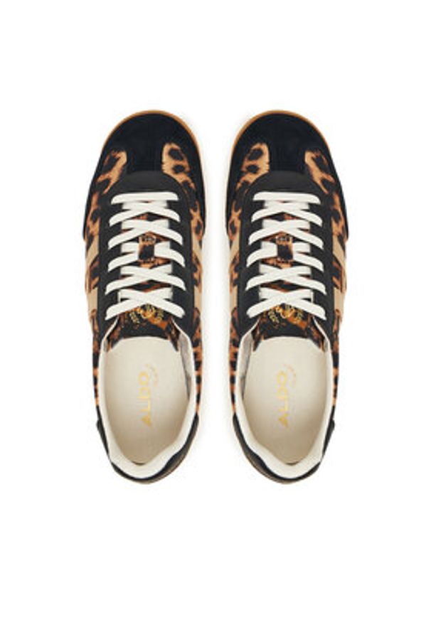 Aldo Sneakersy Stepcount 14139083 Brązowy. Kolor: brązowy. Materiał: materiał