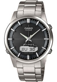 Zegarek Casio Męski LCW-M170TD-1AER Tytan Szafir Wave Ceptor srebrny. Kolor: srebrny #1