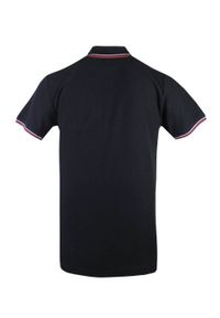 Klasyczna, Męska Koszulka Polo - Brave Soul - Czarna. Okazja: na co dzień. Typ kołnierza: polo. Kolor: czarny. Materiał: bawełna. Sezon: lato, wiosna. Styl: klasyczny #3