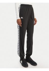 Kappa Spodnie dresowe Banda Wrastoria 303R5K0 Czarny Slim Fit. Kolor: czarny. Materiał: syntetyk #1