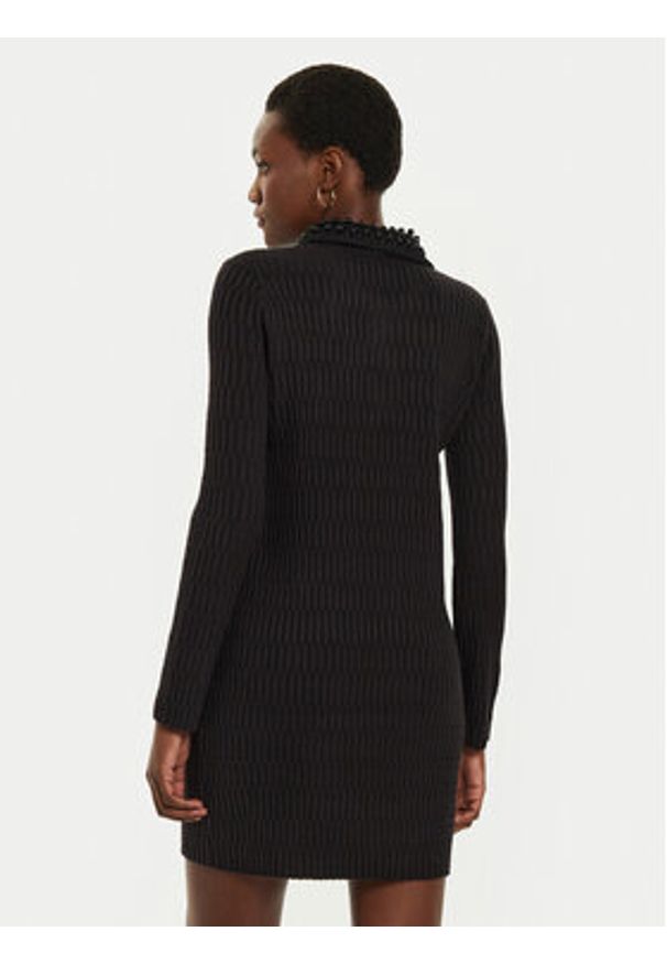 Pinko Sukienka dzianinowa York 104360 A27J Czarny Regular Fit. Kolor: czarny. Materiał: syntetyk
