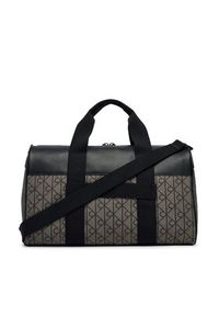 Calvin Klein Torba weekendowa Mixed Emblem Aop LV04D3379G Beżowy. Kolor: beżowy. Materiał: materiał #5