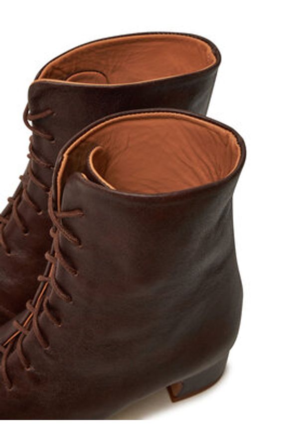 BALAGAN - Balagan Trzewiki Victoria Brązowy. Kolor: brązowy. Materiał: skóra