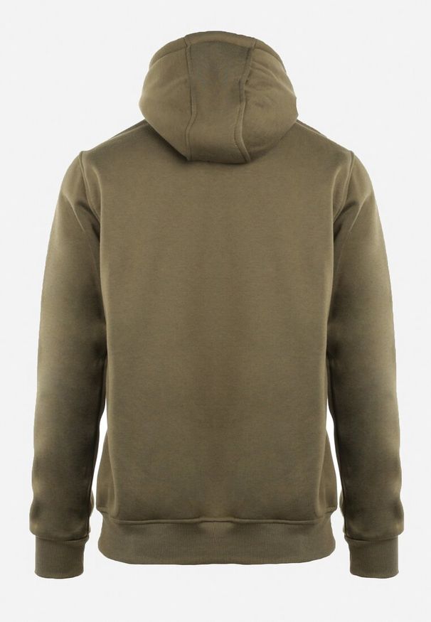 Born2be - Ciemnozielona Bluza Evoire. Okazja: na co dzień. Typ kołnierza: kaptur. Kolor: zielony. Styl: casual