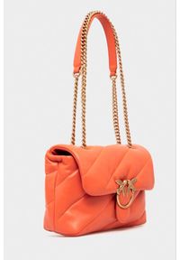 Pinko - PINKO Pomarańczowa torebka Love Puff Classic CL. Kolor: pomarańczowy #2