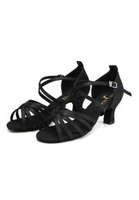 BURTAN - Buty taneczne damskie salsa taniec towarzyski Burtan Havana 5 cm. Kolor: czarny. Sport: taniec