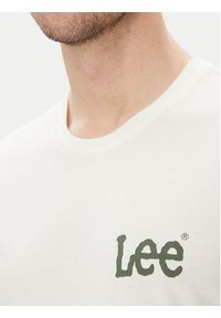 Lee T-Shirt Medium Wobbly 112364535 Biały Regular Fit. Kolor: biały. Materiał: bawełna #5