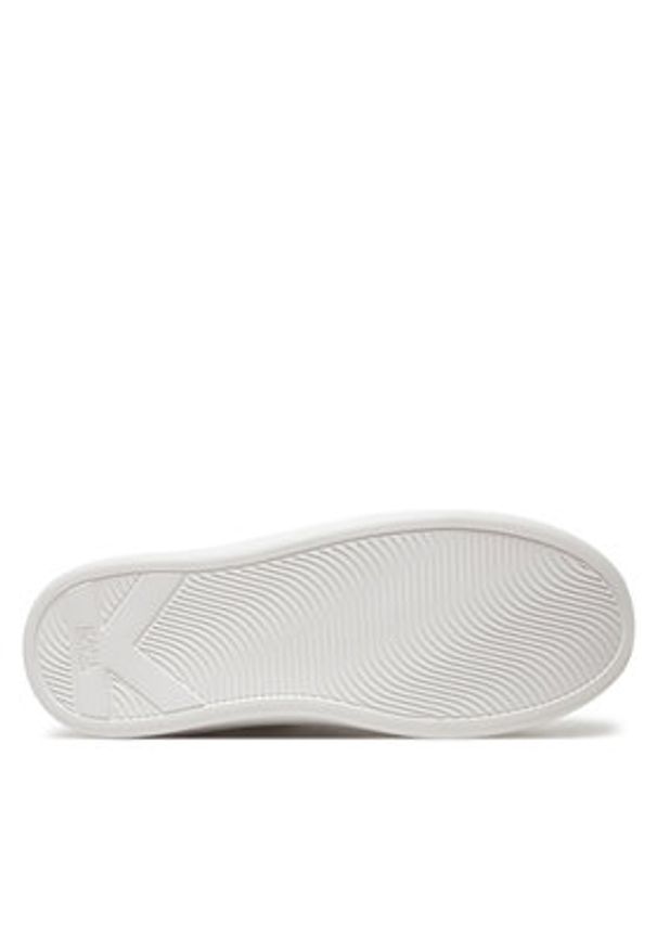 Karl Lagerfeld - KARL LAGERFELD Sneakersy Kapri KL62511A Biały. Kolor: biały. Materiał: skóra