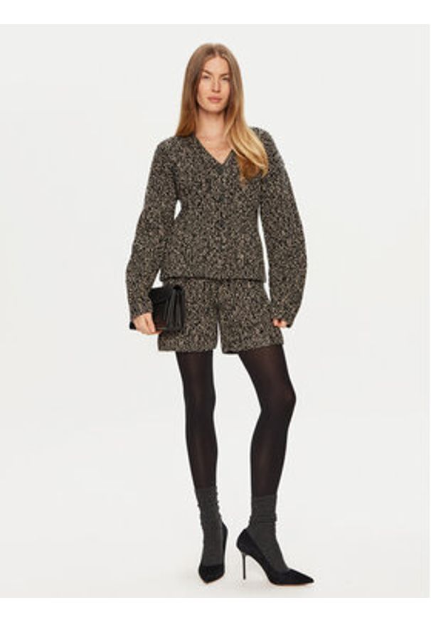 Herskind Szorty materiałowe Bogart 5333151 Szary Regular Fit. Kolor: szary. Materiał: wełna
