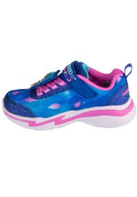 skechers - Buty sportowe Sneakersy dziewczęce, Snuggle Sneaks - Skech Squad. Kolor: niebieski. Sport: turystyka piesza