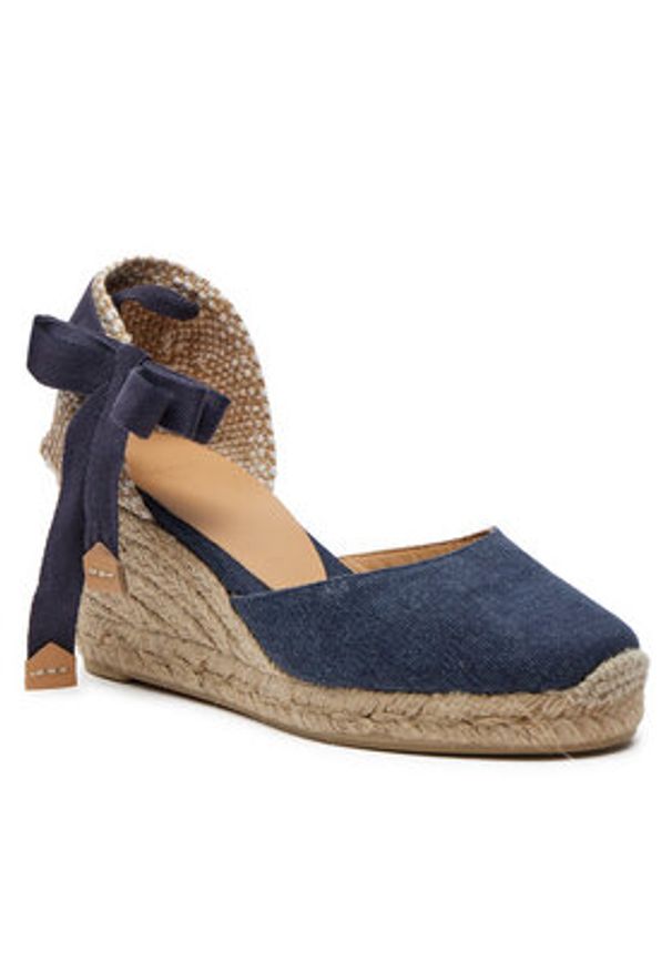 Castañer Espadryle Carina/6/002 021644 Niebieski. Kolor: niebieski. Materiał: materiał