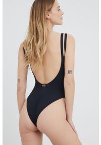 Stella McCartney Lingerie jednoczęściowy strój kąpielowy kolor czarny miękka miseczka. Kolor: czarny. Materiał: materiał #4