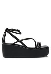 Calvin Klein Sandały Wedge Sandal 30 Lth HW0HW01949 Czarny. Kolor: czarny #1