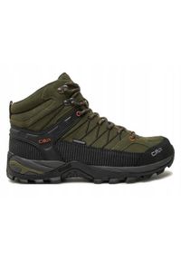 Buty trekkingowe dla mężczyzn Rigel CMP MID. Kolor: zielony. Materiał: zamsz. Sport: turystyka piesza